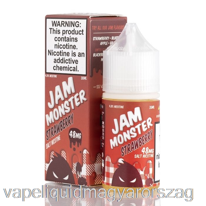 Eper - Lekváros Monster Salts - 30ml 24mg Vape E Cigi